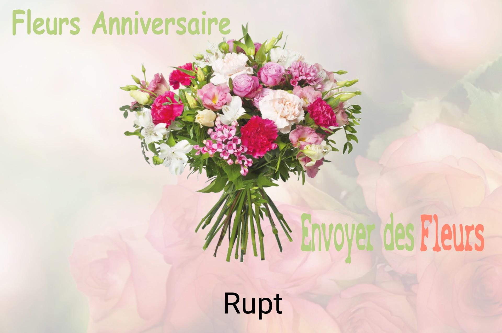 Bouquet de fleurs d’anniversaire livré à Rupt