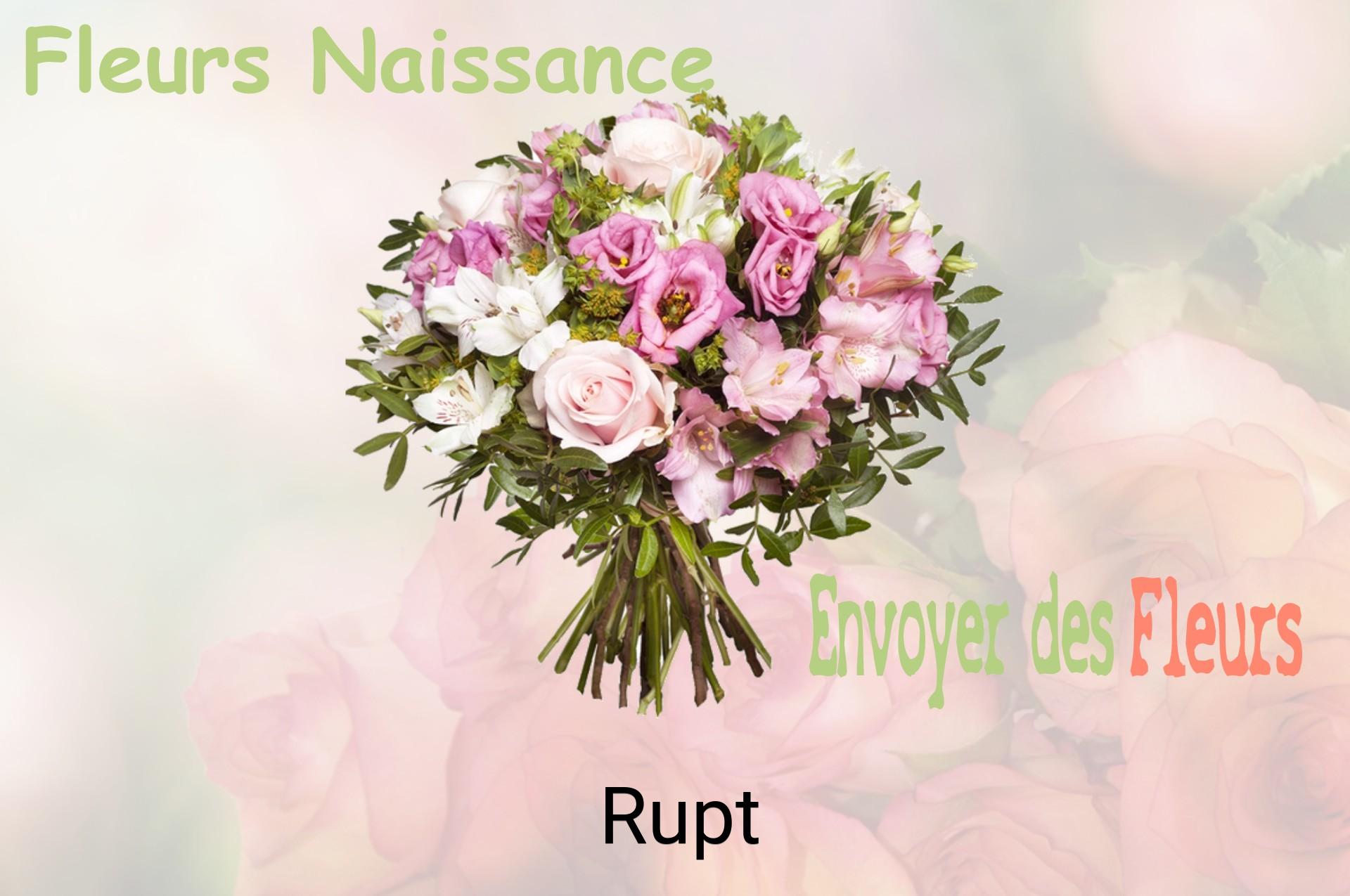 Bouquet de fleurs de naissance livré à Rupt